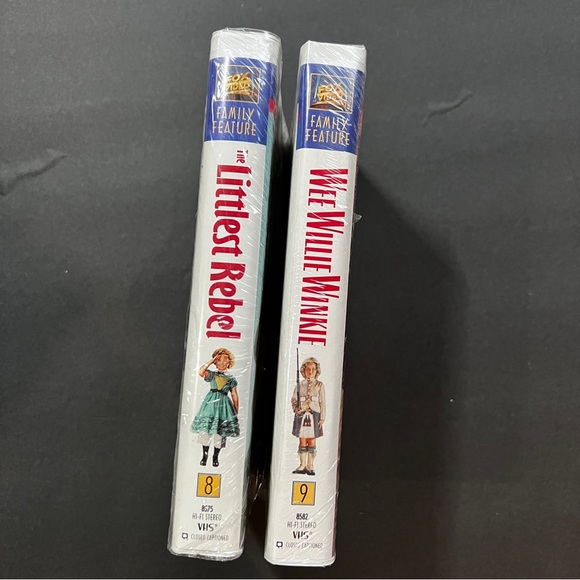 Sealed Bundle/2 Shirley Temple VHS 20th Century Fox Movie Coll. Tapes 8•9 - Picture 2 of 11